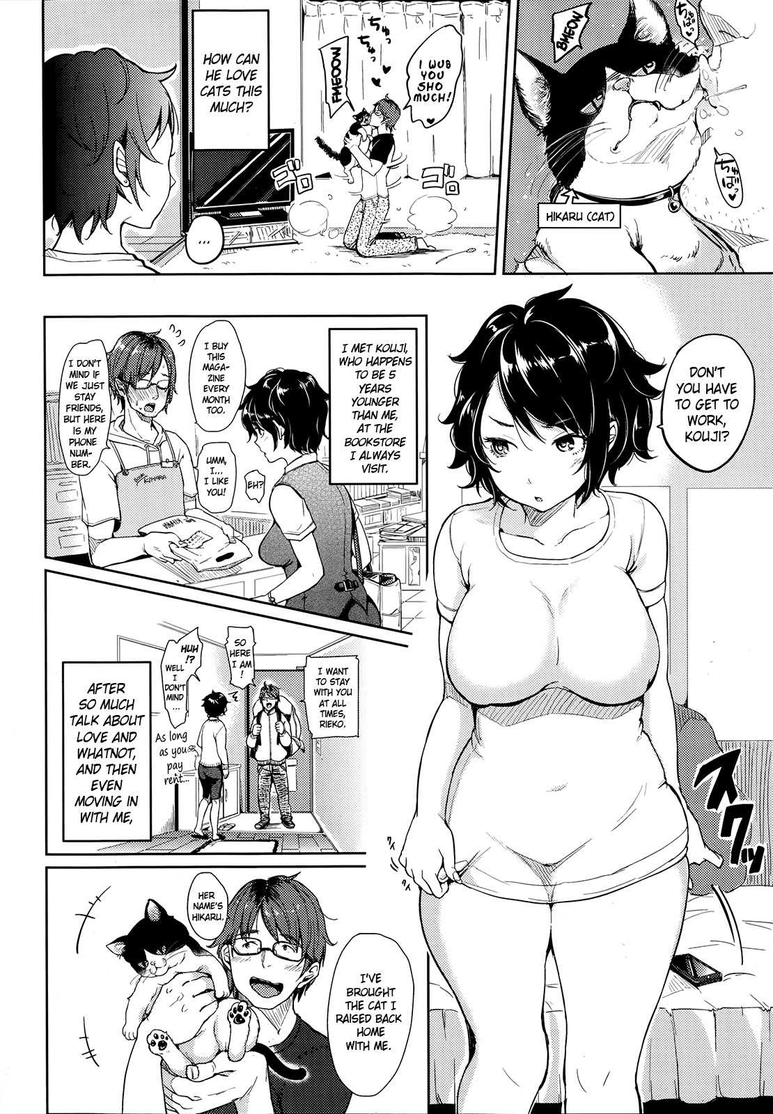Hentai Manga Comic-Play With Me Like A Cat!-Read-2